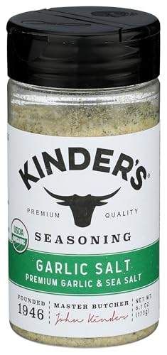 Kinders Organic Garlic Salt, 6.1 Oz