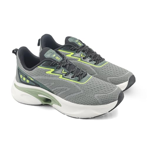 Image of ASIAN Powerplay-44 Running Shoes for Men | Lightweight Breathable Mesh Sports Sneakers with Cushioned Midsole, Strong Grip Sole | Gym, Walking & Training Shoes