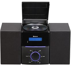 Denver Micro Chaine HiFi stéréo compacte – Radio FM – Lecteur CD – AUX – Fonction Horloge et Réveil – MCA240 – Noir - Les Beatles, Paul McCartney, John Lennon, RIngo Starr, George Harrison Denver Micro Chaine HiFi stéréo compacte - Radio FM - Lecteur CD - AUX - Fonction Horloge et Réveil - MCA240 - Noir – Image 2