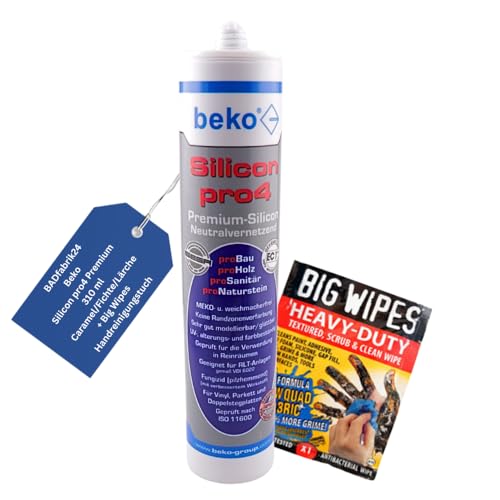 Badfabrik24 Beko Silicon pro4 Caramel/Fichte/Lärche