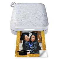 HP Sprocket Stampante Fotografica Istantanea Portatile 5x7.6 cm (Bianco) Stampa le immagini su carta...