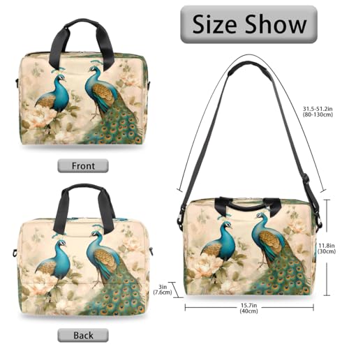 Bolso para laptop 16 pulgadas con asa y correa desmontable miniatura 5
