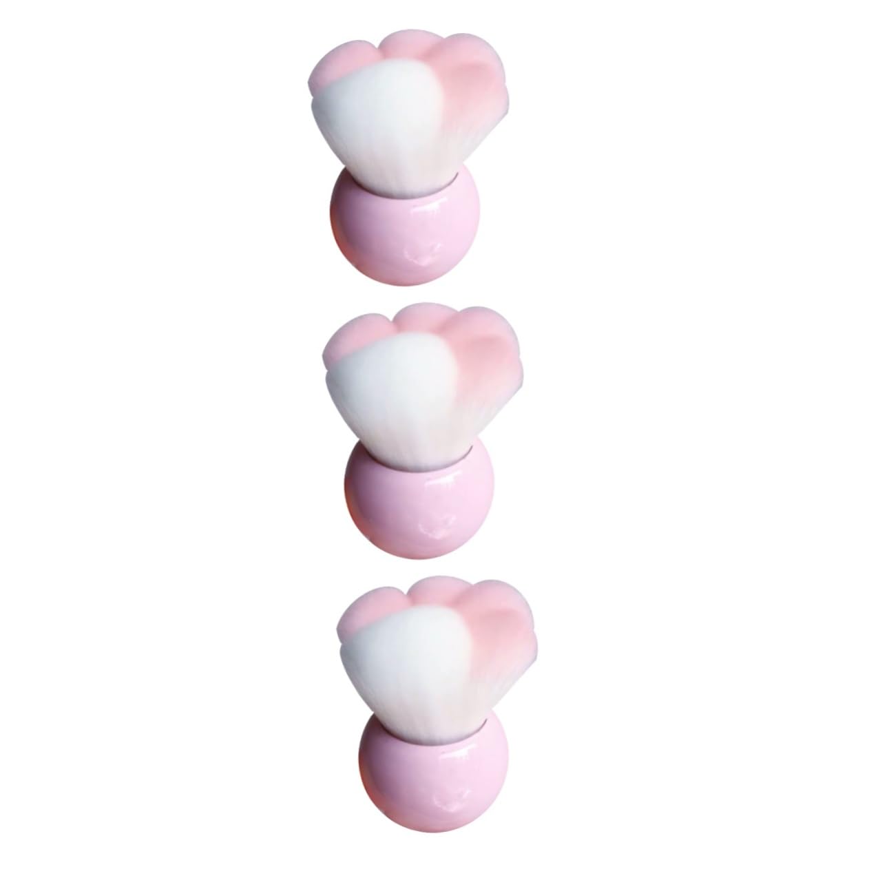 3 Pièces Applicateur De Fard à Paupières Brosse à Ongles Pinceau Cosmétique Visage Brosse à Boue Pour Le Visage Pinceau Estompeur Anti-cernes Le Fard à Paupières Voyage Pouce