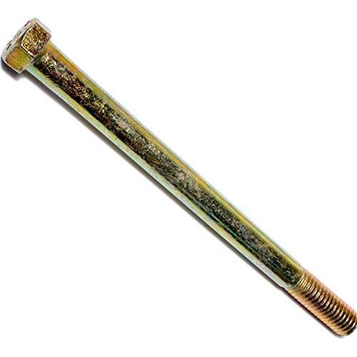 Image of Hard-to-Find Fastener Grade 8 Hex Cap Coarse Large Bolts, Bulk Pack, Steel Hex Bolts for Construction, Home Improvement, 7 /16-14 x 6, Pack of 10