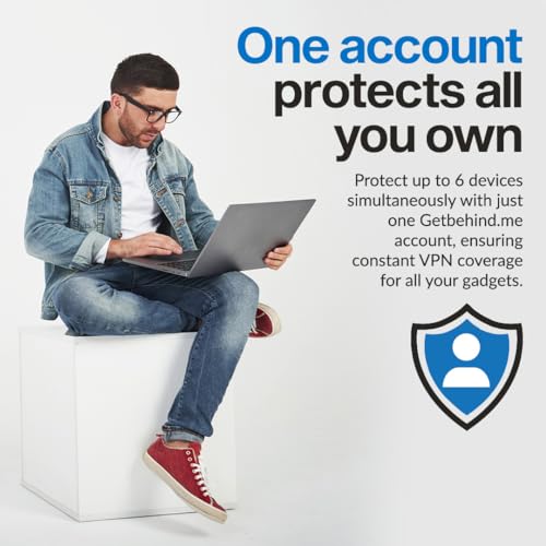 Image of Getbehind.me User-Friendly, Ultra-Fast VPN Software for Internet Security, Highly Secure and Completely Anonymous Cyber Security 1-Year Subscription