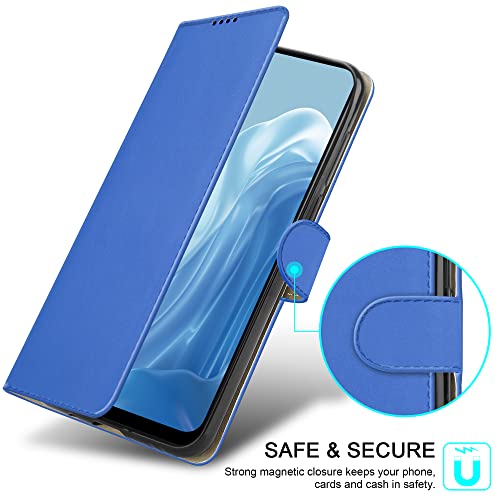 PIXFAB For Oppo Reno 7 4G Leather Phone Case, Magnetic Closure Full Protection Book Folio Design - Image 4