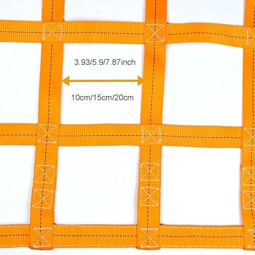 Sangles de levage et de manutention indéchirables filet polyester 1.5m maille 10cm - 6