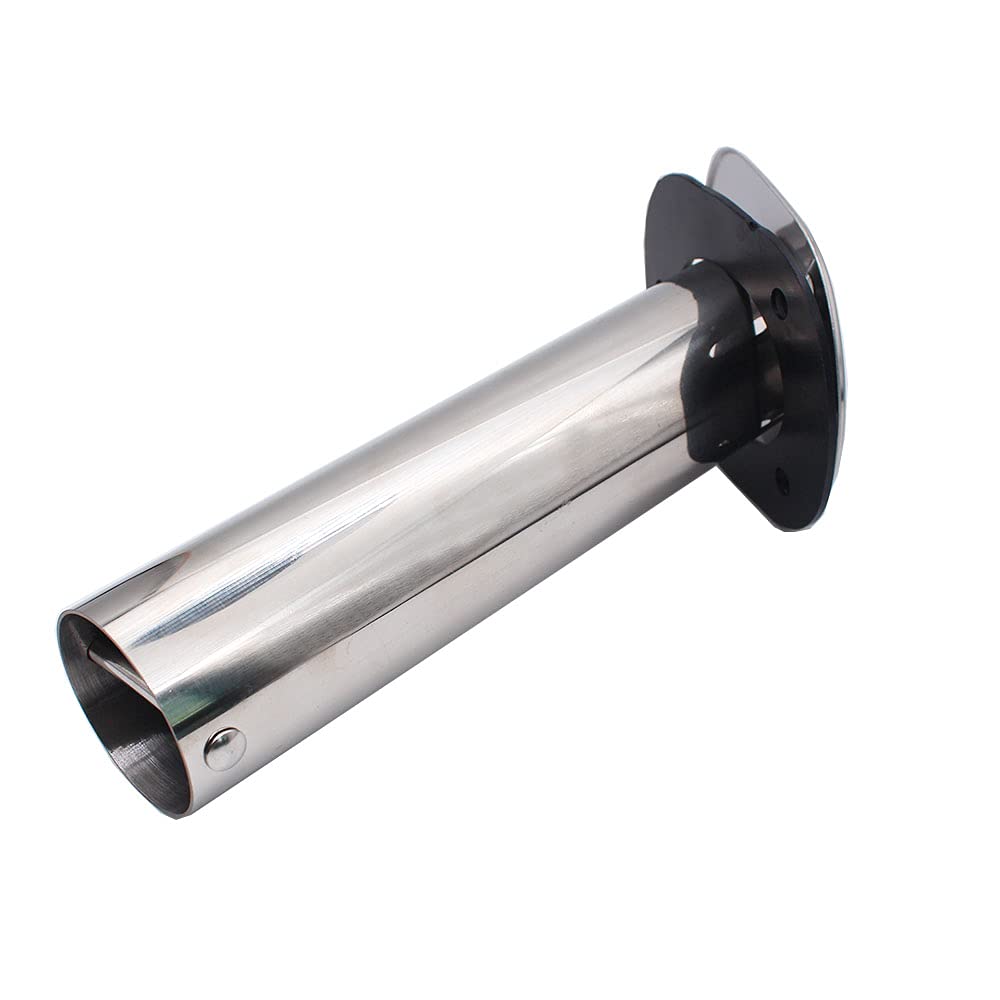 Soporte para caña de barco de 2 piezas, soporte para caña de pescar con montaje de alambre de acero inoxidable de 30 grados, soporte para cañas de pesca