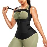 AGILONG Sauna Waist Trainer Vest for Women Weight Loss Sweat Suit Neoprene Corset Trimmer Workout Bo