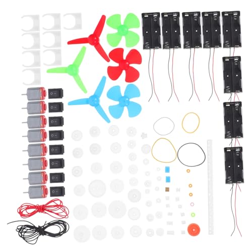 SOPOTUTU Kit Di Motori A Corrente Continua Per Giocattoli Scientifici Per Circuiti Set Di Esperimenti Di Fisica Giocattoli Elettrici Per Kit Di Costruzione Per Giocattolo Per