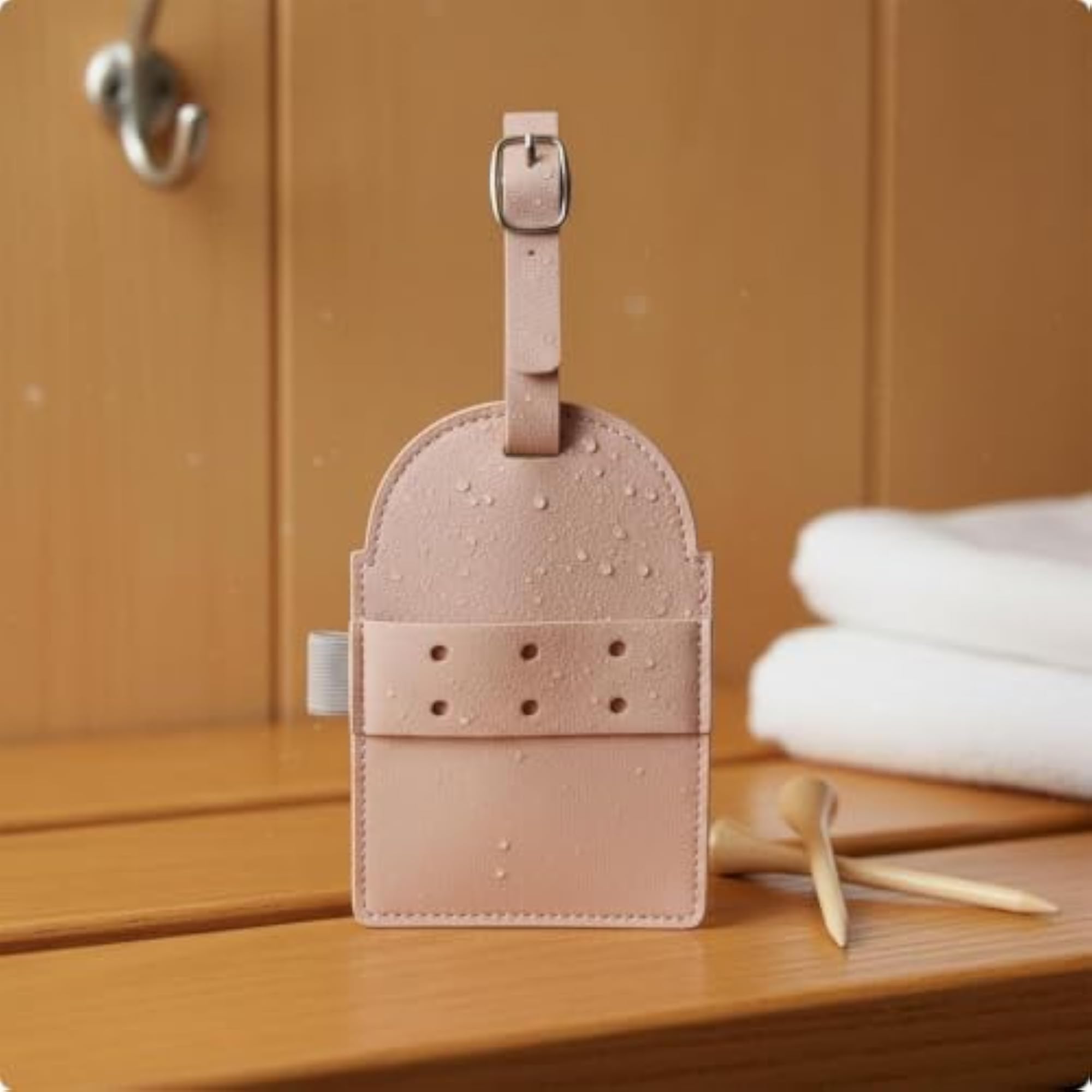 Tee Holder Pouch Waterproof Golf Tee Case, Pink
