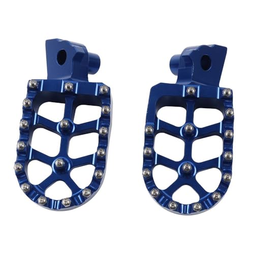 Pédales Moto pour YZ 250 Évitez les Glissades Repose-Pieds en Acier