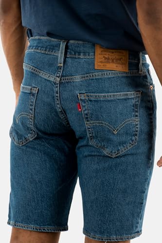 Levi's Men's 405 Standard MID Length, Blue Core Cool Short, 34W 3