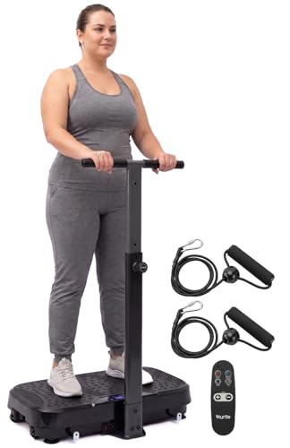 Hurtle Single-Motor Vibration Plate with Handlebar