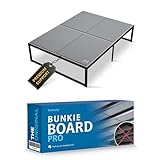 Meliusly Low Profile Bunkie Board Full Size (54x75) - Non-Slip Breathable Bed Support Board for Slatted Bed Frame, Anti-Sag Under Bed Support, Noise Minimizing Moisture Resistant Bed Board
