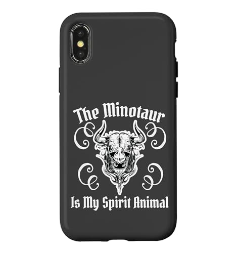 The Minotaur Is My Spirit Animal Ancient Greek Mythology �X�}�z�P�[�X iPhone X/XS �p