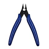 cutting pliers amazon diy supplies:electrical 5Inch Small Electrical Cutting Pliers Precision Wire Cable Flush Cutter Side Snips Diagonal Spring Cutting Pliers Diy Hand Tools Dark blue