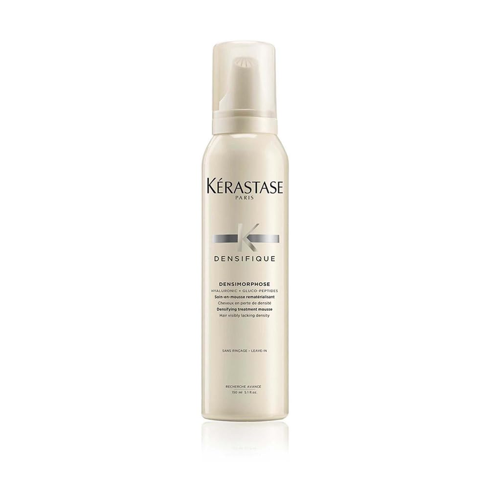 Kérastase, Densifique Femme, Mousse per Styling Addensante e Rinforzante, Per Capelli Diradati, Con Acido Ialuronico, Gluco Peptide e Ceramidi, Densifique Densimorphose, 150 ml