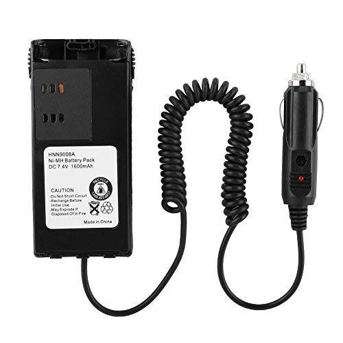 AMONIDA Eliminador de Batería de 12 V para Motorola Hnn9008 Gp320 Gp328 Gp338 Gp340 Gp360 Gp380 Gp640 Gp680, Radio de 2 Vías 12V