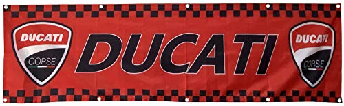 Daoops Ducati Banner Flag Moto GP Motorcycle 2x8Ft