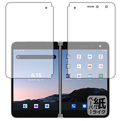 PDA�H�[ Surface Duo ���ɏ����悤�ȕ`���S�n �ی� �t�B���� [2��ʃZ�b�g] ���˒ጸ ���{��