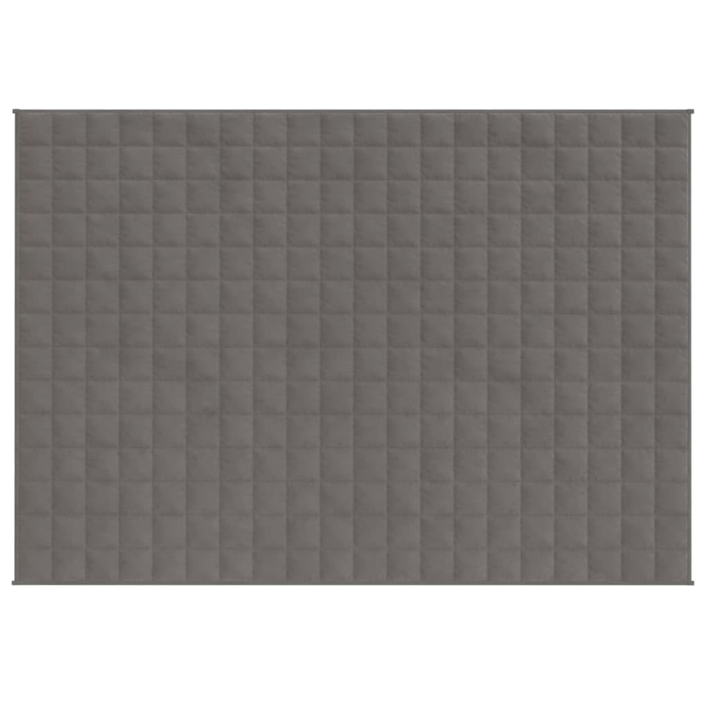 INLIFE Manta ponderada gris 150 x 200 cm 7 kg tejido casa y jardín, ropa (7,55 kg)
