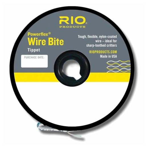 Rio Fly Fishing Tippet Power Flex-Wire Bite Tippet 30Lb 15'. Fishing Tackle, Clear
