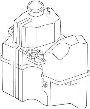 Volvo 8693773, Windshield Washer Fluid Reservoir