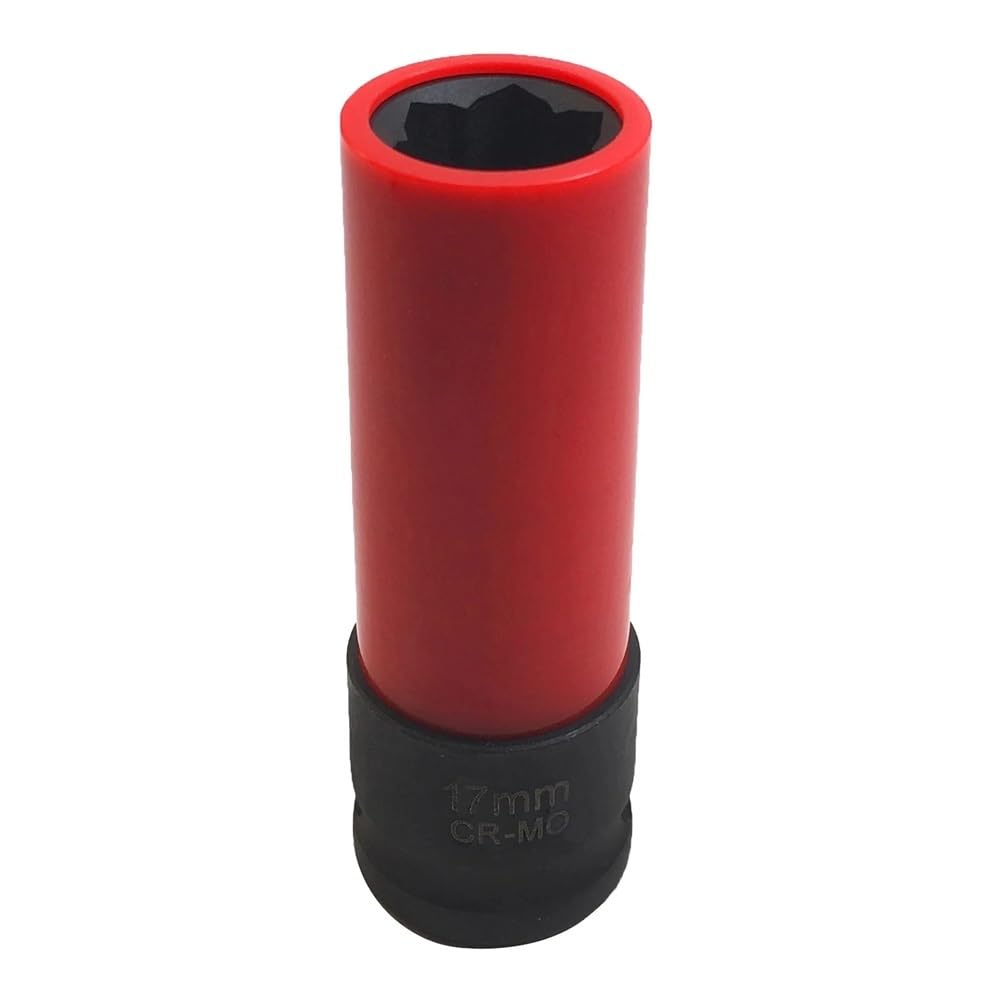 KJBVCEVUD Wheel Lug nut Compatible with Benz for S Series W221 Tyre Screw Sleeve 17mm Protective Wheel Lock Lug Nut Socket Nut Removal Socket Wrench