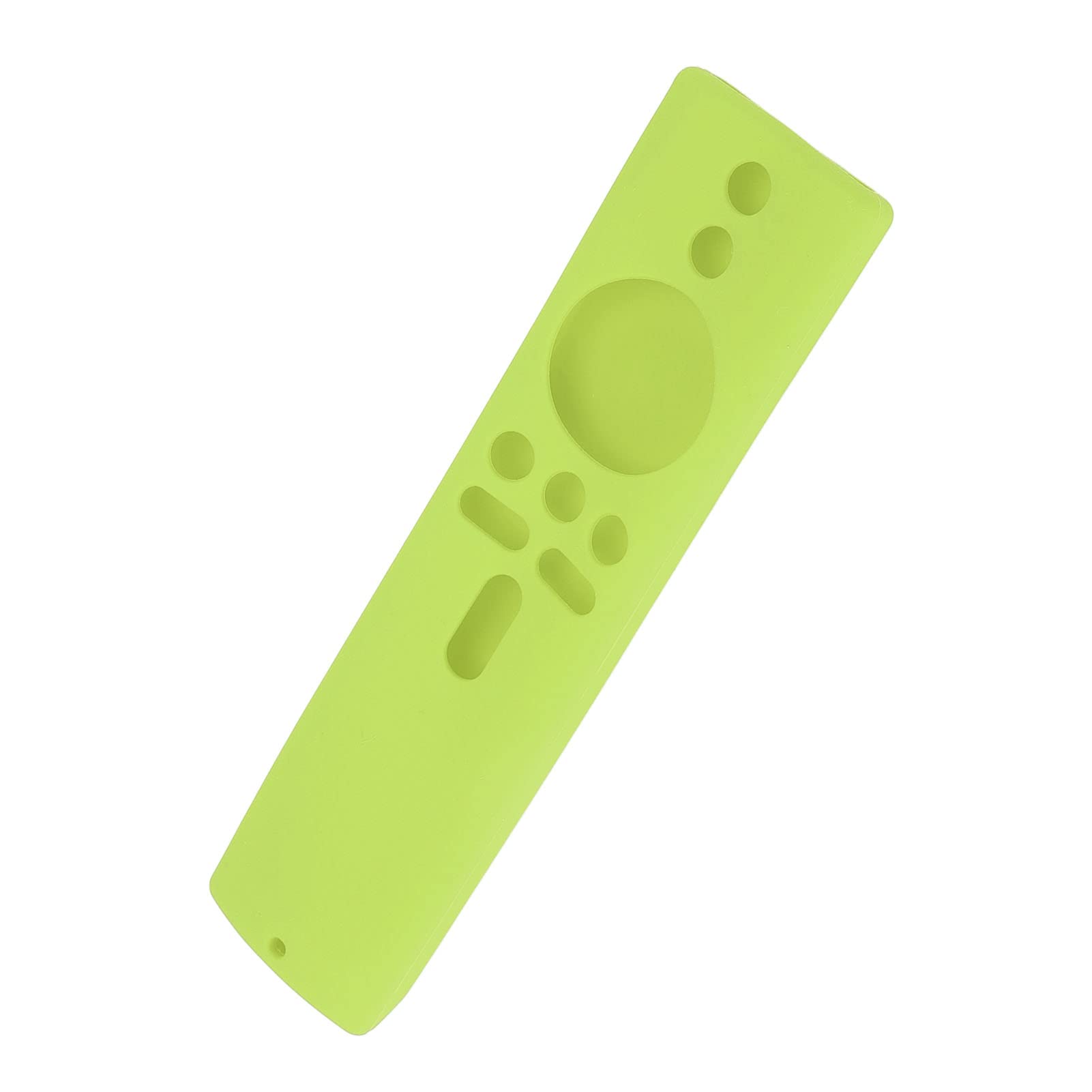 Funda de Silicona Ligera a Prueba de Golpes para Mando a Distancia para Mi Box S 4K, Mi TV Stick con Funda de Silicona, Funda Protectora Antideslizante (Verde Luminoso)