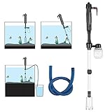 Electric Aquarium Gravel Cleaner Siphon Operated Fish Tank Water Changer Sand Washer Automatic Cleaning Tool