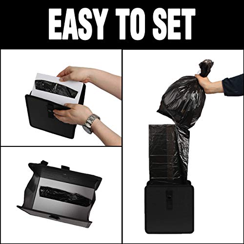 KMMOTORS Car Trash Can Jopps Liner 30ea, Trash Bags (Plastic, Medium) - Thumbnail 4