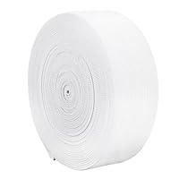 Gummiband Nähen 4 cm Breit, 10 Meter Breites Gummiband 40mm zum Nähen für Hosenbund Weiß Gummizugband für DIY Handwerk