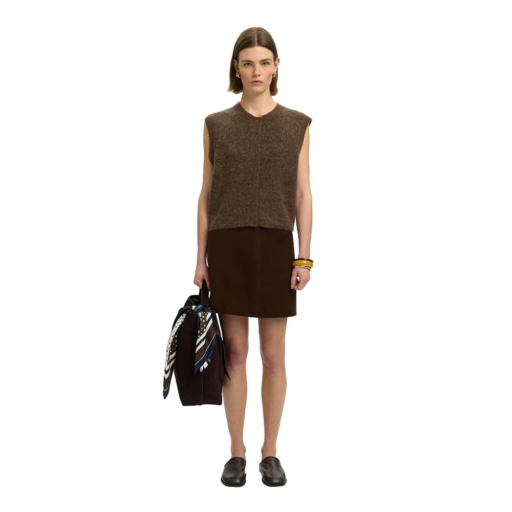 Damen Slflulu Sl Button O-Neck Vest Noos Slflulu Sl Button O-Neck Vest Noos (1er Pack)