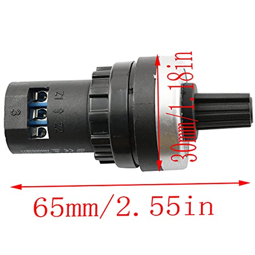 LQ Industrial 10k Potentiometer LA42DWQ-22 10k ohm Variable Speed Drive Potentiometer 22 mm VSD Rotary Resistance Variable Frequency Converter