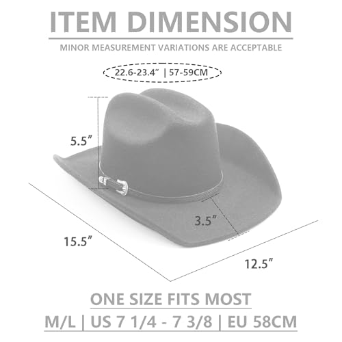Image of thuizen Western Cattleman Crown Cowboy Hat