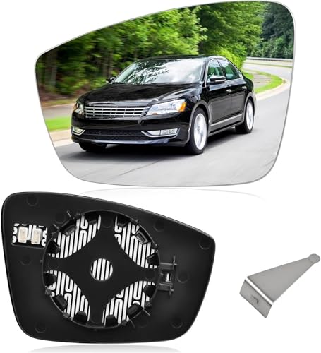 Espejo retrovisor lateral calefactable derecho para Volkswagen Passat Jetta Beetle 11-18 3