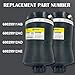 Kalmaegee 2PCS Rear Air Spring Kits Air Suspension Bags Replacement for Jeep Grand Cherokee 2011-2015, 68029911AB 68029912AC