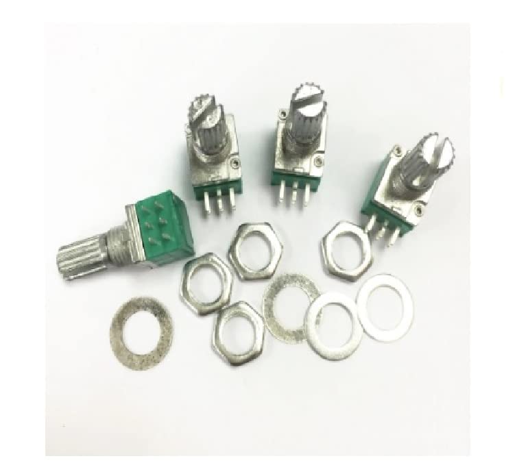 2PCS 100k dual sealed potentiometer RK097G B100K 6pin shaft 15mm RESISTOR (B0B4DB57DM) Amazon Price History, Amazon Price Tracker