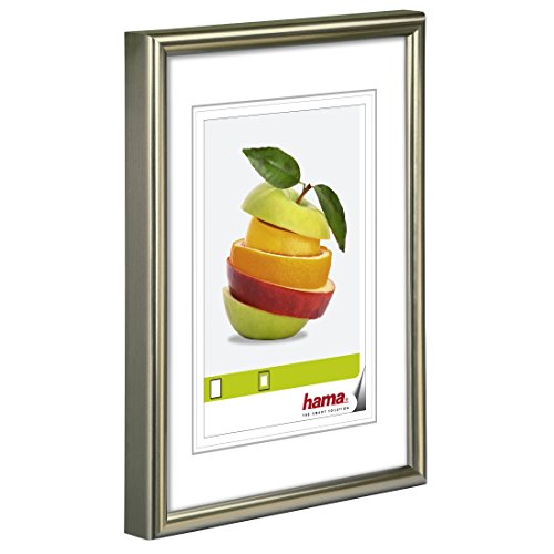 Hama Kunststoffrahmen Sevilla Dekor, Grau Matt, 30 x 45 cm