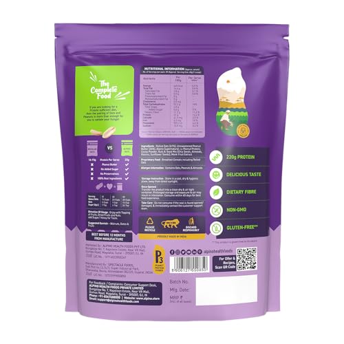 Image of Alpino Pre-Workout High Protein & Fiber Diet Super Combo - Super Oats Chocolate 1kg, Dark Chocolate Peanut Butter Crisp 1kg Combo