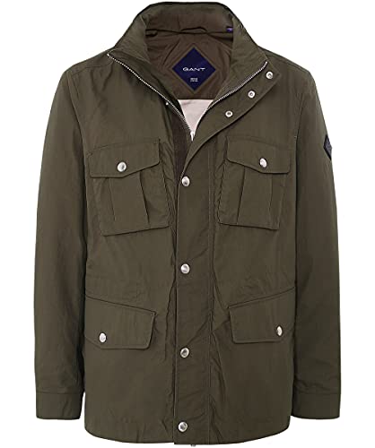 GANT Herren Field Jacke Four Pocket Grün XXL, Grün, XXL