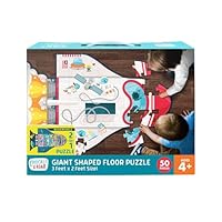 Chuckle & Roar Educational 50 PC Floor Puzzle Spaceship Edition