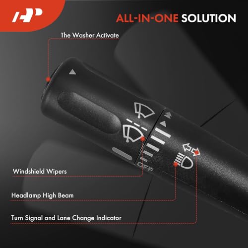 A-Premium Turn Signal Switch, Headlight Dimmer Windshield Wiper Multifunction Switch Lever Compatible with Ford F-150 2004 (Built Before 11/28/2004) by A-premium - Image 2