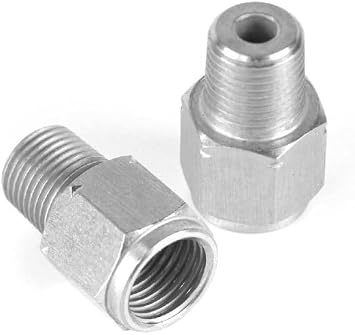 Haltech - M10 x 1.0 to 1/8 BSPT Adaptor - Stainless Steel HT-010921