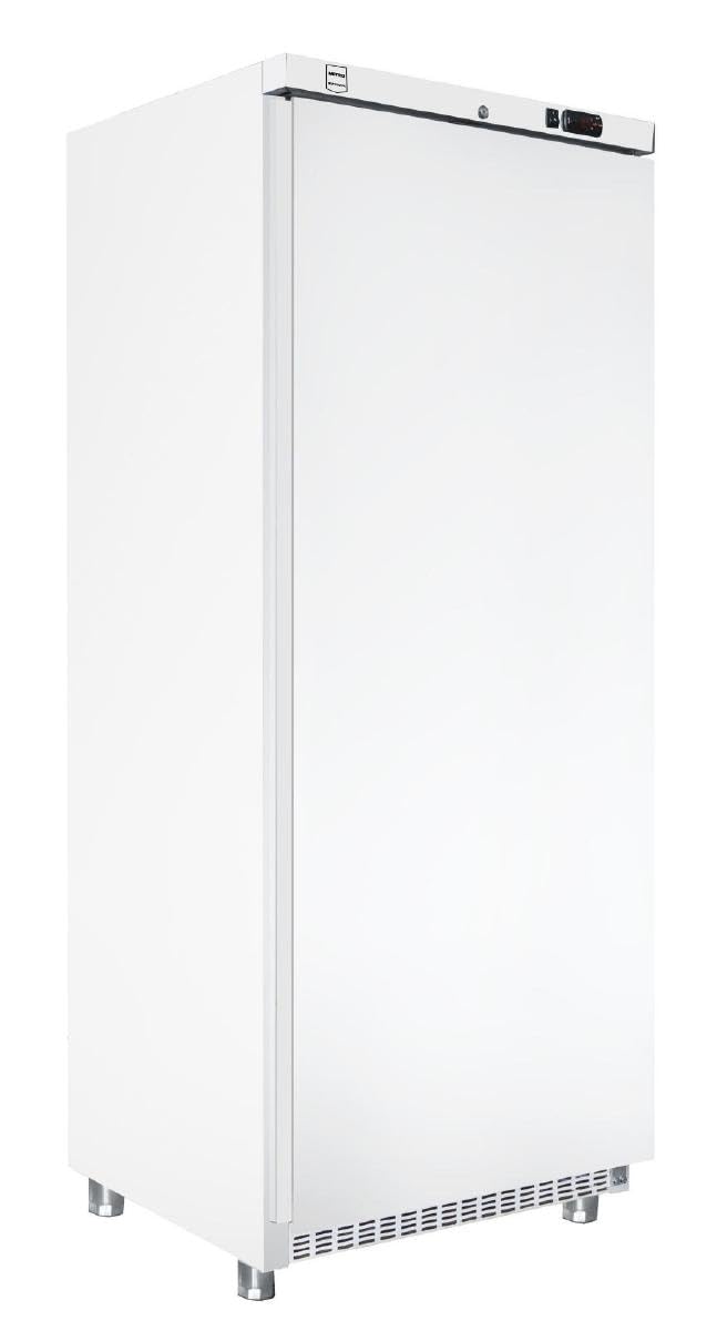METRO Professional Frigorífico GRE 4600, inox, 5 estantes regulables, nevera con descongelación automática, 78 x 74 x 192,5 cm, 43 dB, 487 L, blanco