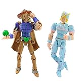 Matériau : la figurine Gyro Zeppeli est fabriquée en PVC durable, avec une surface lisse, une résistance à la décoloration et une forte dureté, adaptée pour un placement de bureau à long terme