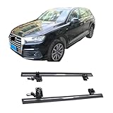Running Boards Automatic Side Step Compatible for Audi Q7 SQ7 2016 2017 2018 2019 Electric Control Running Boards Automatic Switch Door Control Nerf Bar