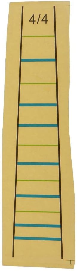 Ultra Thin Violin Fingerboard Position Intonation Sticker Marker for 4/4 Instruments
