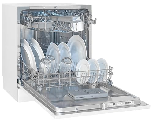 Exquisit Lavavajillas Compacto 55cm, 8 Servicios, Blanco